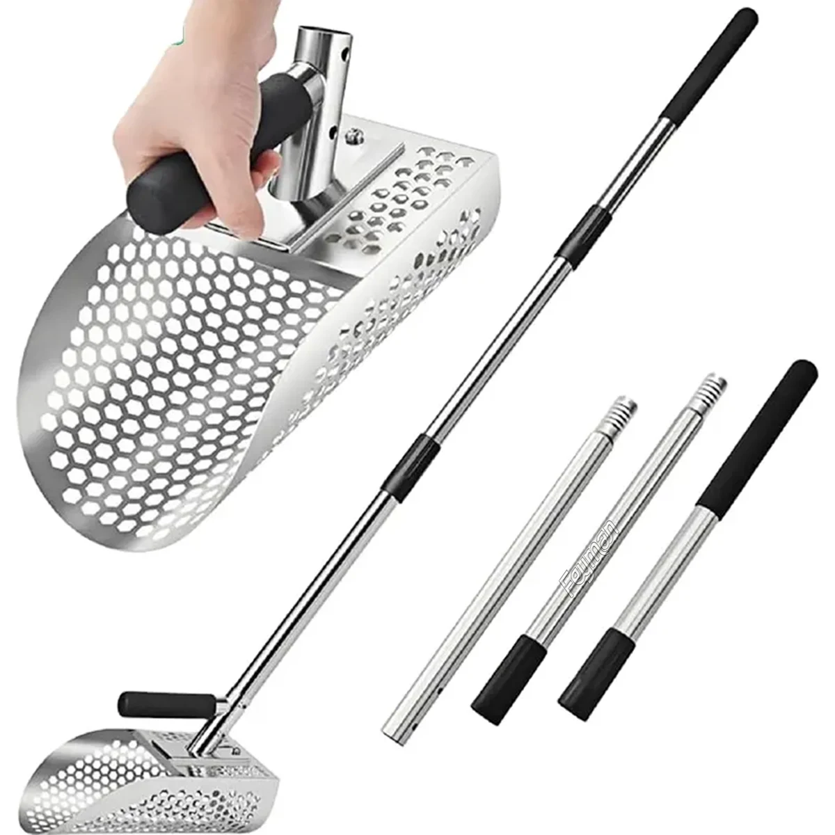 Long Handle Metal Detector Sand Shovel 1