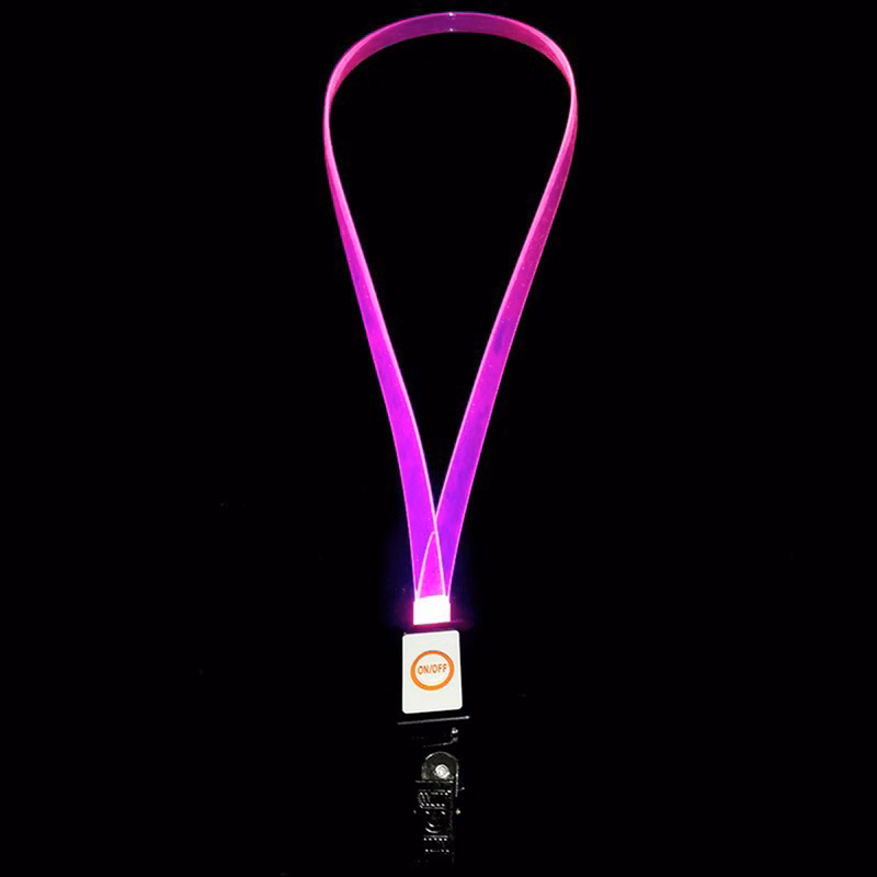 LED Light Transparent Lanyard