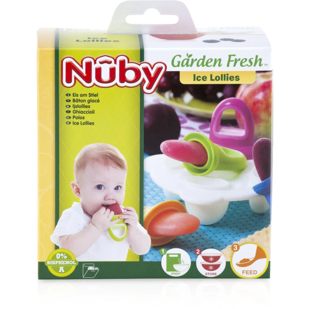 Nuby Fruitsicles Trays - 4 Molds 1