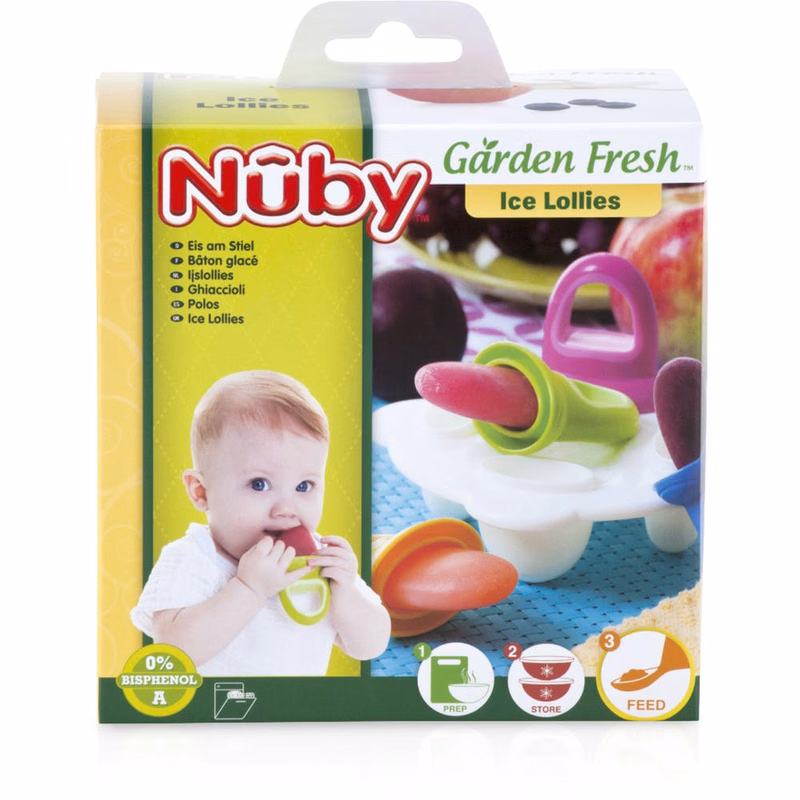 Nuby Fruitsicles Trays - 4 Molds