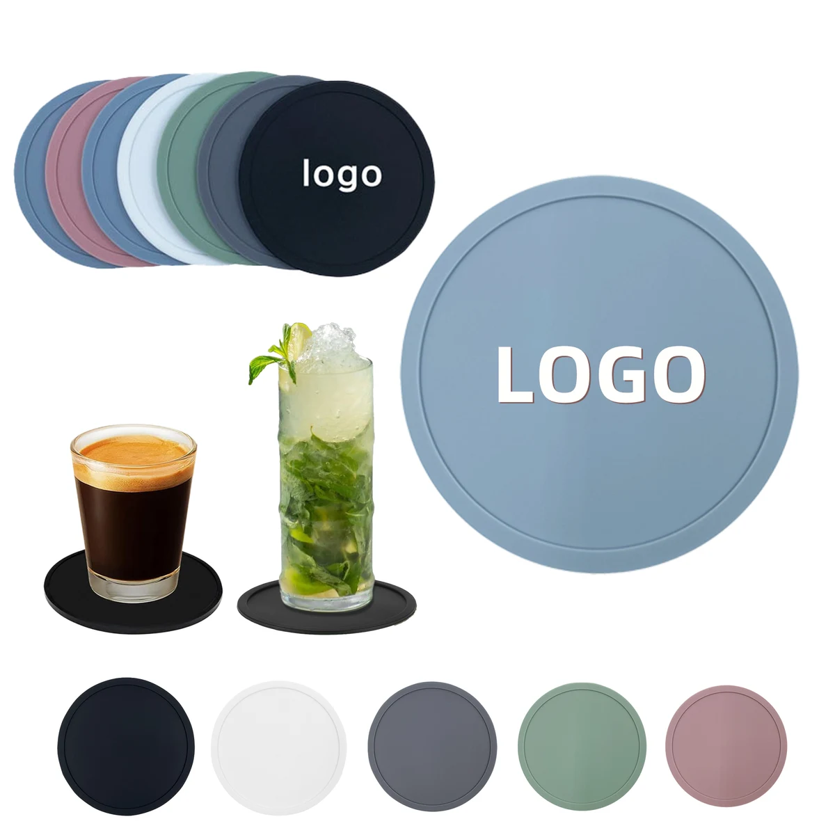 Heat Insulated Silicone Drink Coaster 1