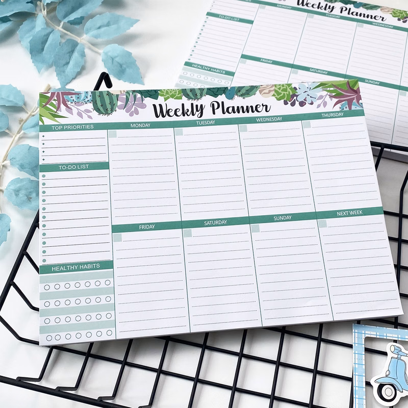 Custom Monthly Weekly Daily Desk Pad