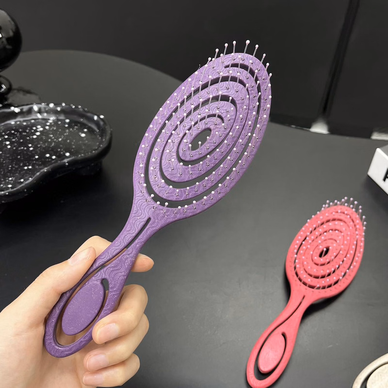Hair Straightening Brush for Smooth and Shiny Hair