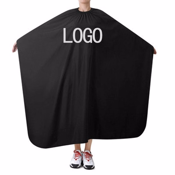 Custom Nylon Hairdressing Cape 140 x 160 cm — Professional Barber & Salon Branding