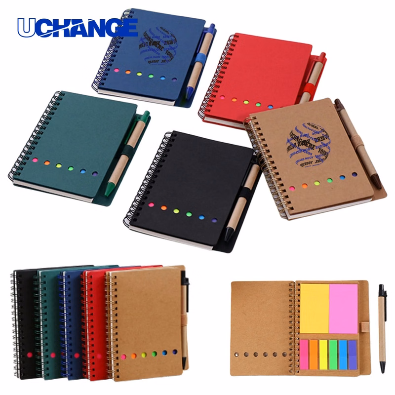 Full Color Spiral Notepad with Pen