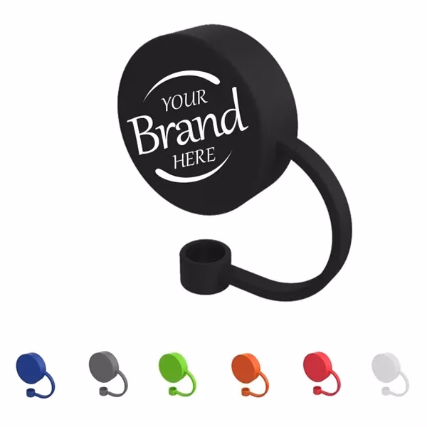 Custom Food-Grade Silicone Straw Cap & Dust Cover — Reusable Drinking Lid