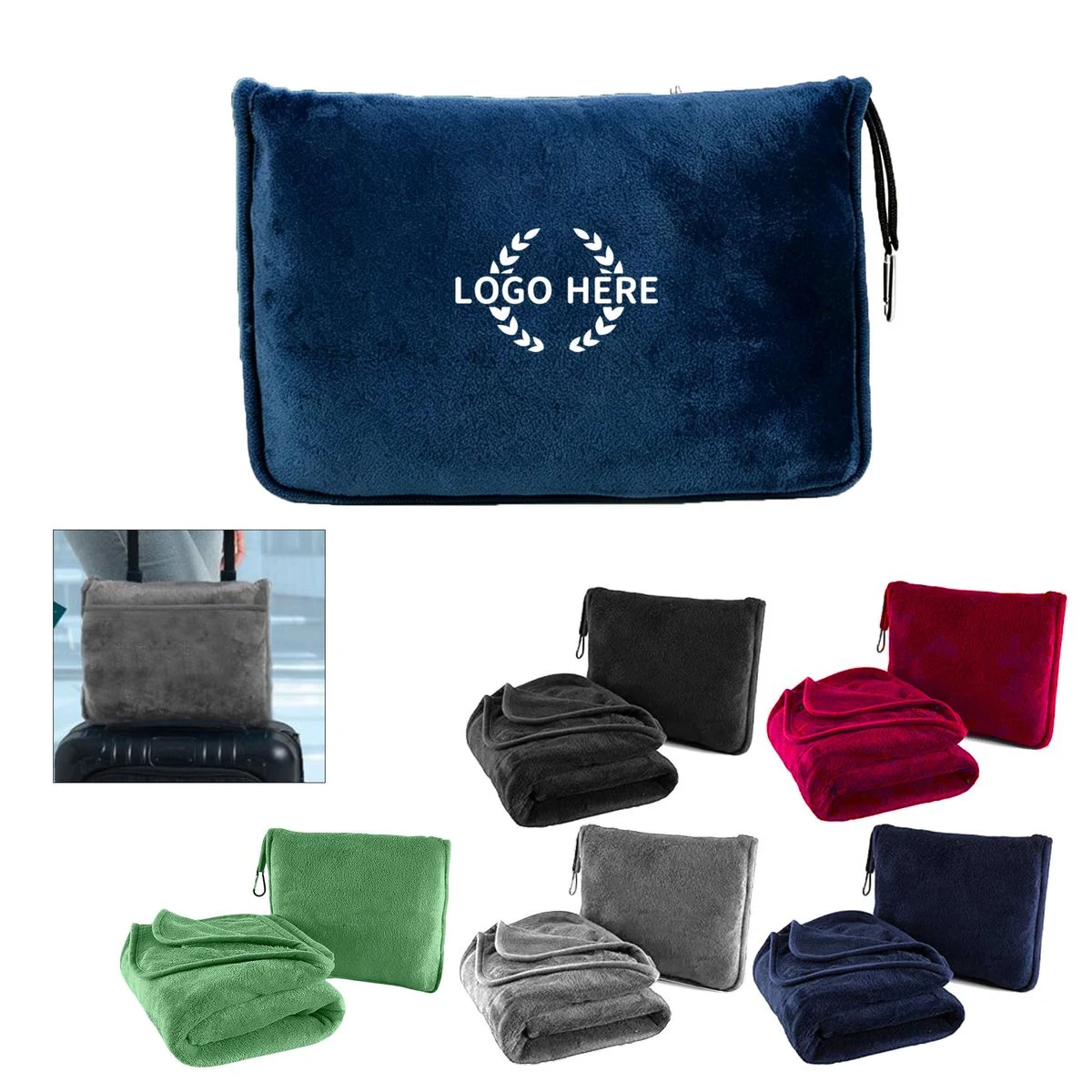 Travel Neck Pillow & Blanket 1