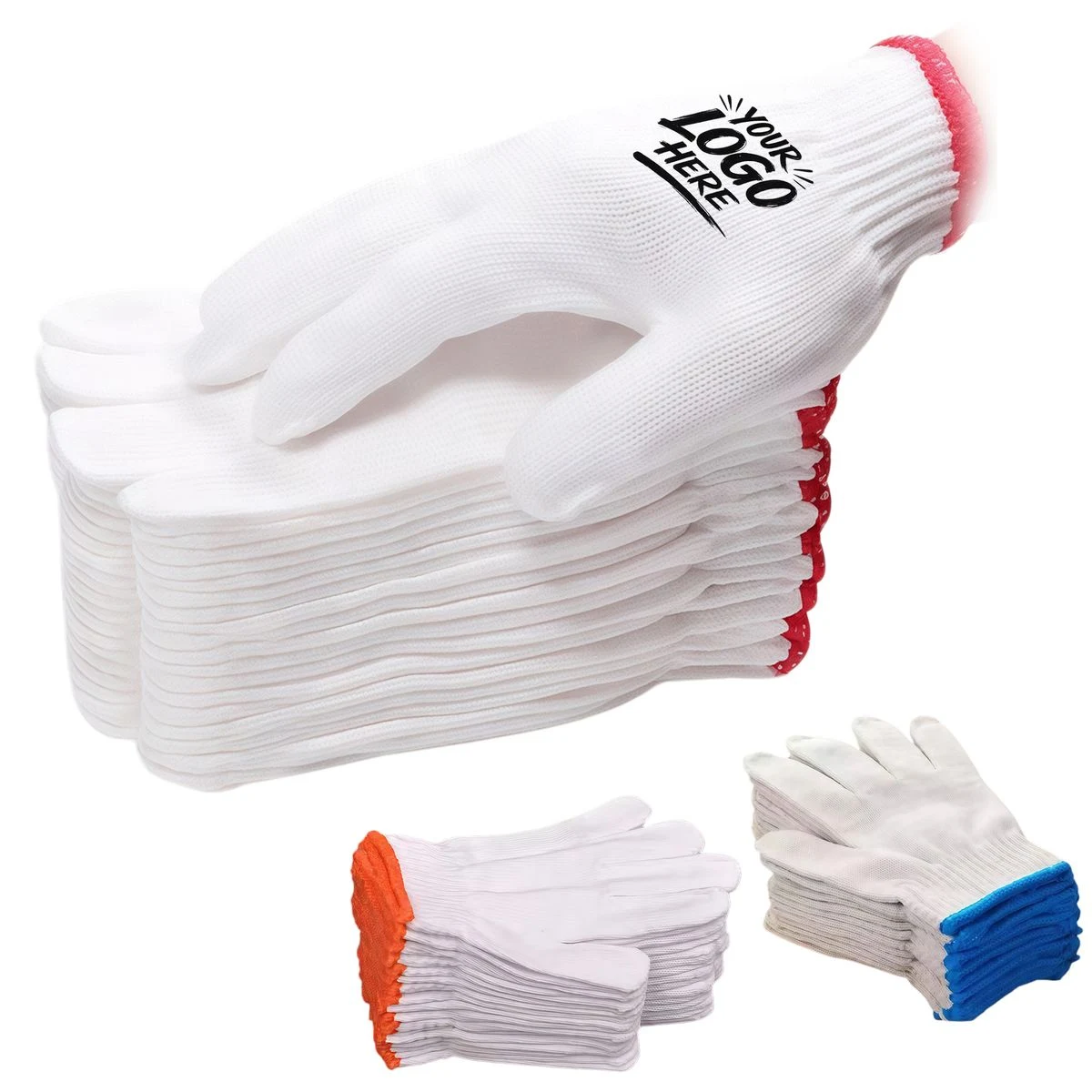 Cotton Knit Work Gloves For General Handling Safety Labor 1