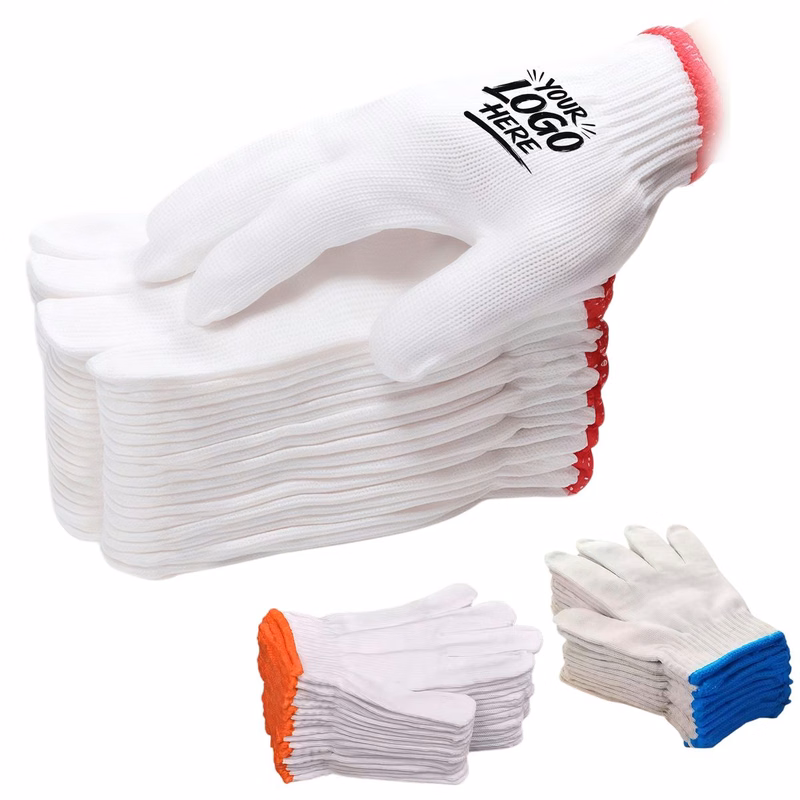Cotton Knit Work Gloves For General Handling Safety Labor