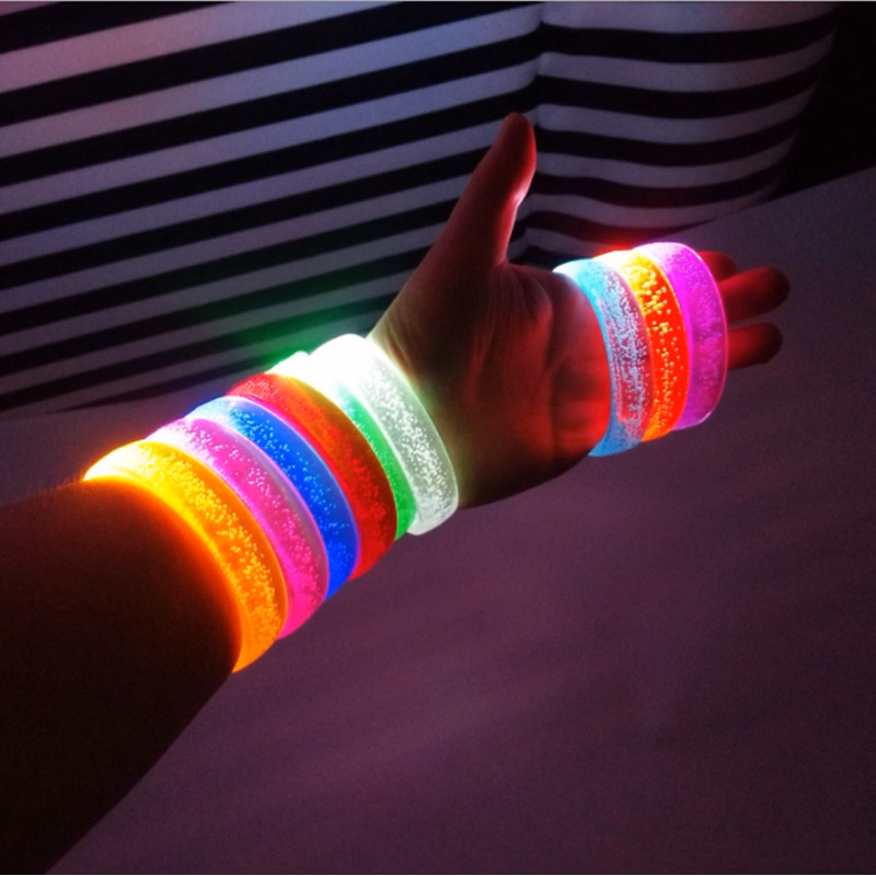 LED Light Up Flash Tube Bracelets