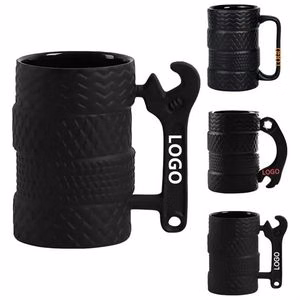 Ceramic Tire Coffee Mug