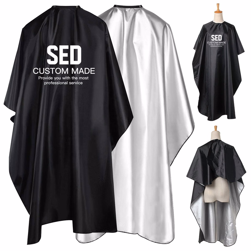 Waterproof Haircut Apron with Adjustable Closure