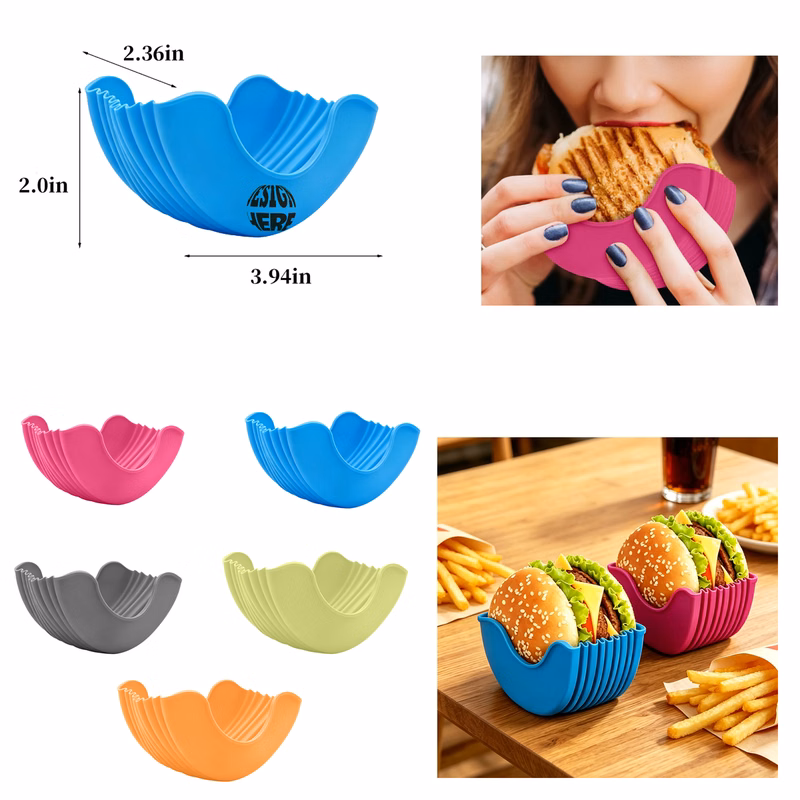 Adjustable Silicone Burger Holder