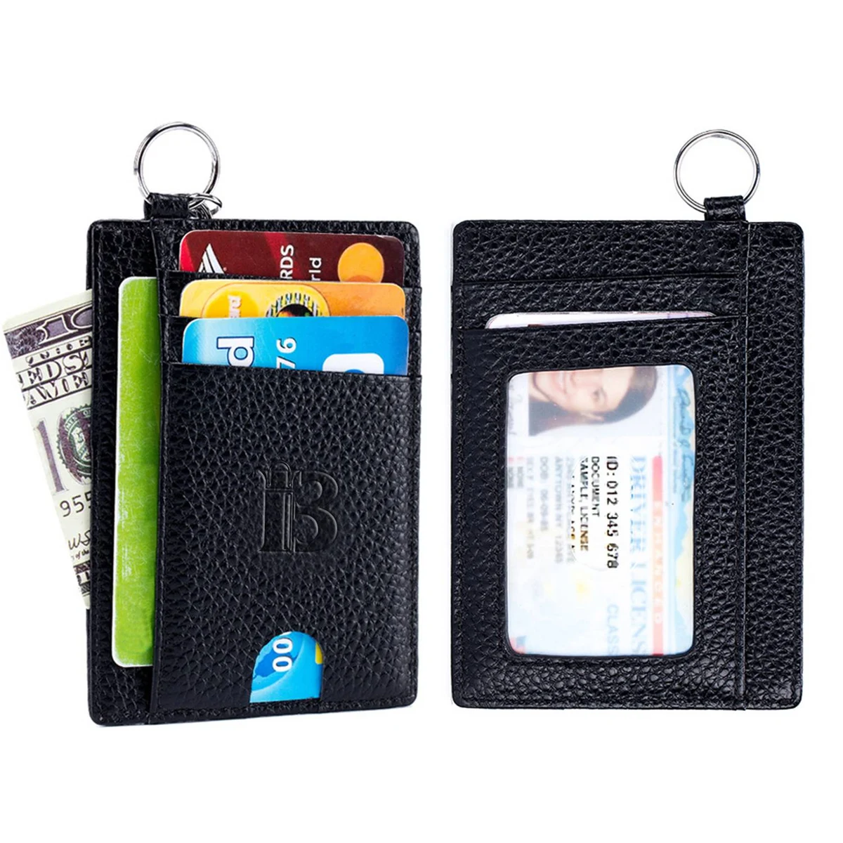 A genuine leather mini wallet 1