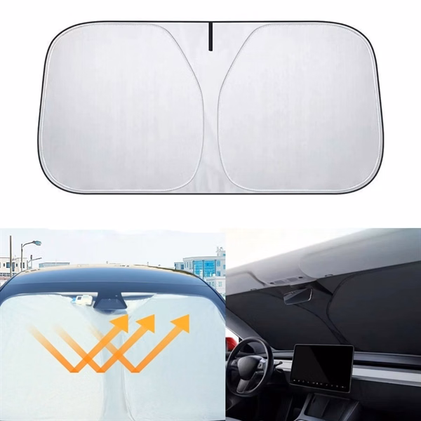Reflective Silver Car Sunshade