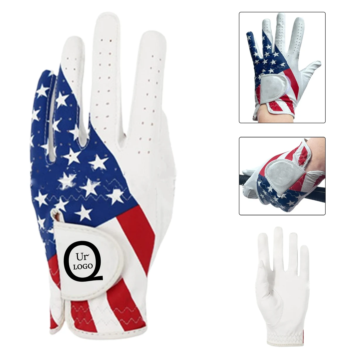 Printed Breathable Comfortable Durable Golf Glove 1