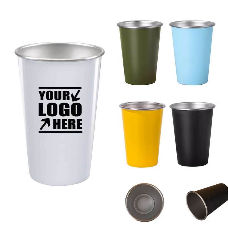 16oz Stainless Steel Beverage Club Beer Cup