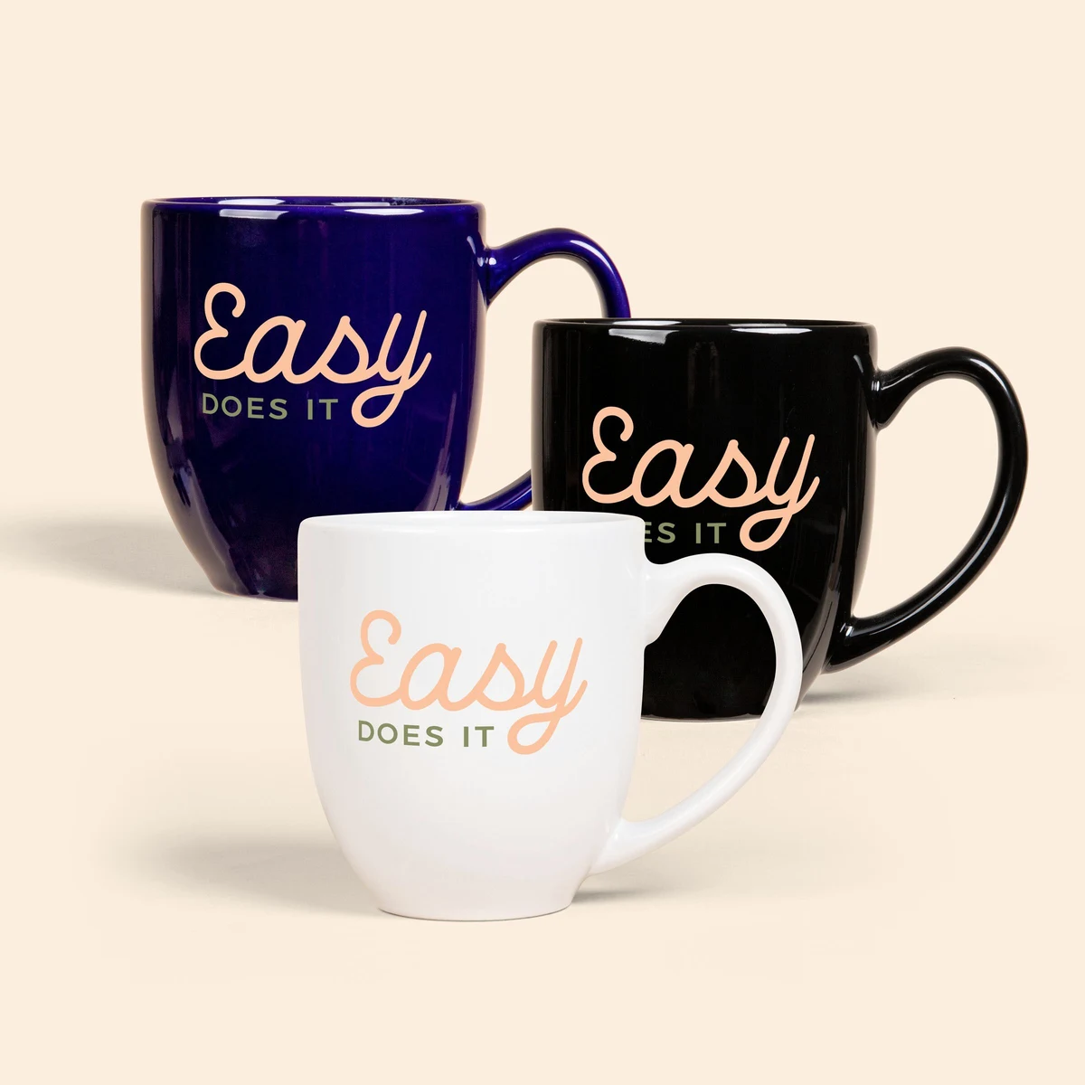 SOLID-COLOR BISTRO CERAMIC MUG 16 OZ. 1