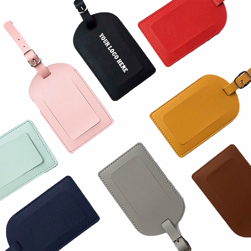 Premium Travel PU Leather Luggage Suitcase ID/Bag Tag
