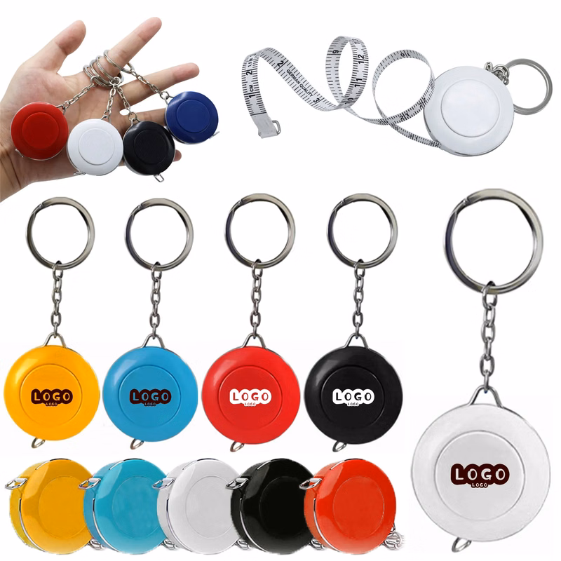 60" Retractable Measuring Tape Keychain