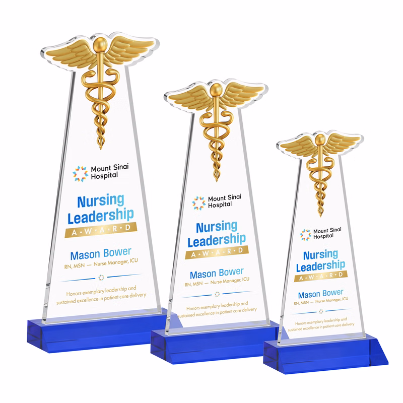 Caduceus VividPrint™ Award - Blue