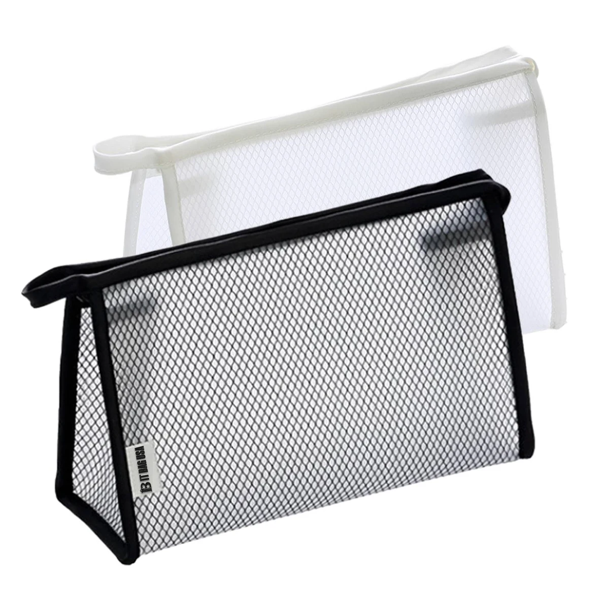 Travel Cosmetic Bag Transparent Zippered 1