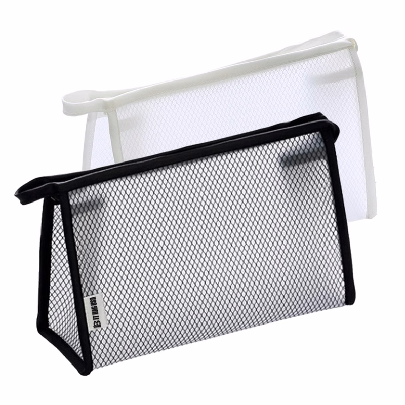 Travel Cosmetic Bag Transparent Zippered