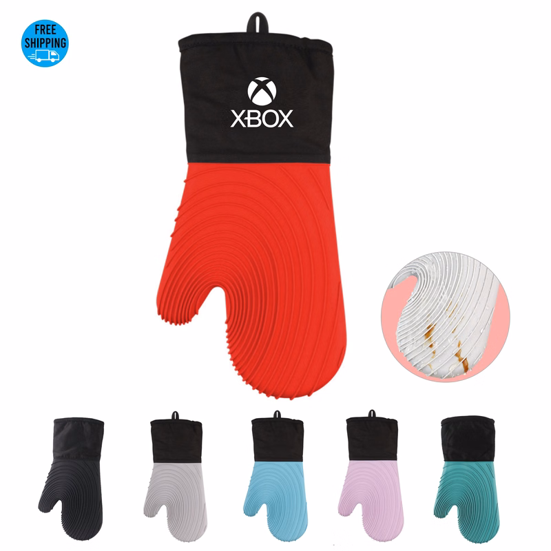 Non-Slip Silicone Oven Mitt - OCEAN