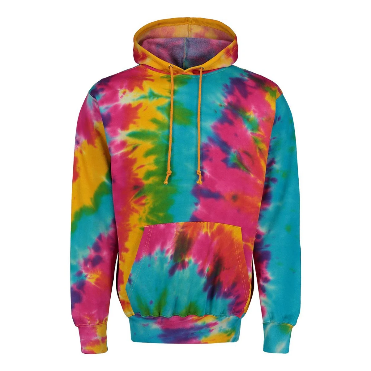 Unisex Classic Fleece Tie-Dye Hooded Sweatshirt - 1290 1