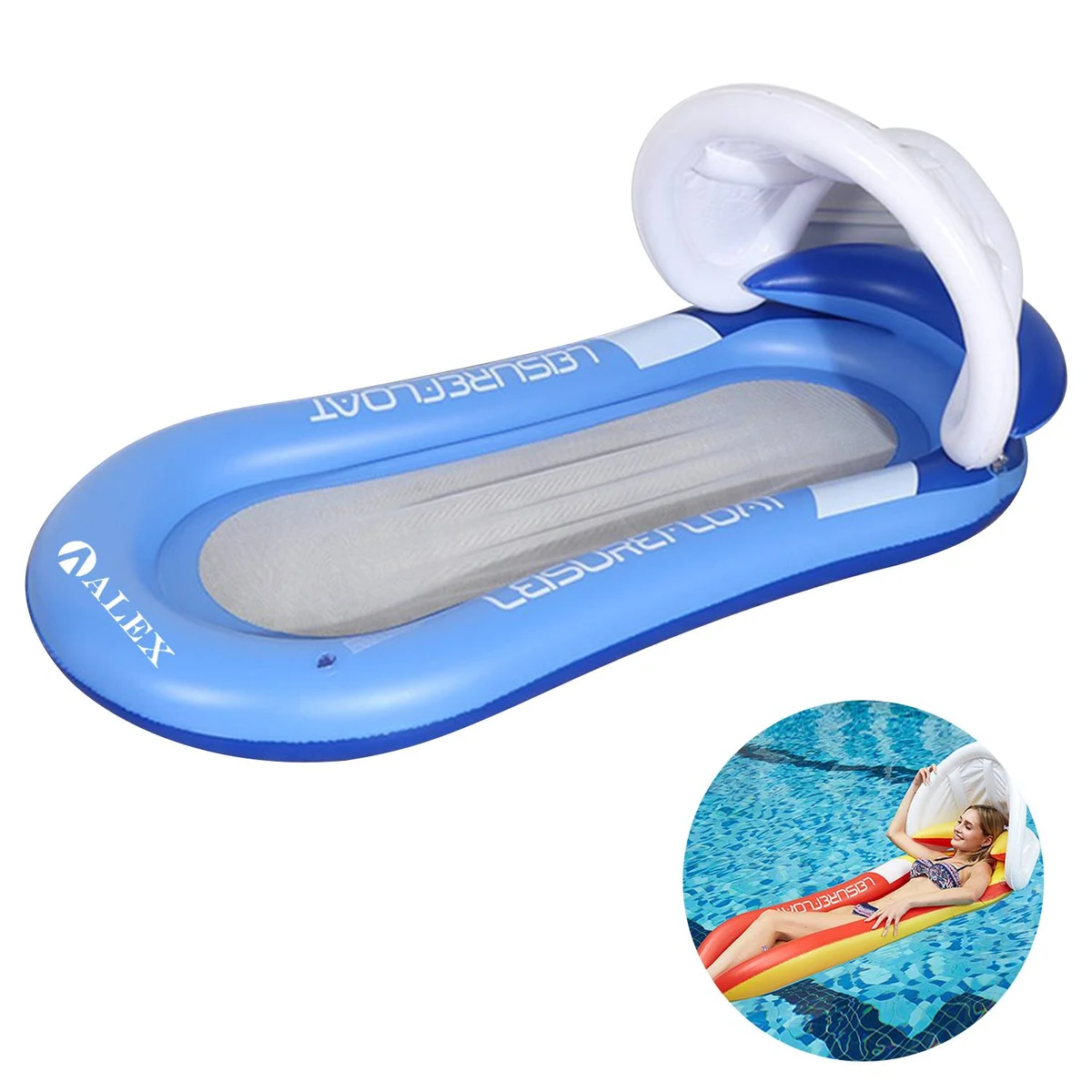Beach Inflatable Outdoor Sand Bed With Armrests 1