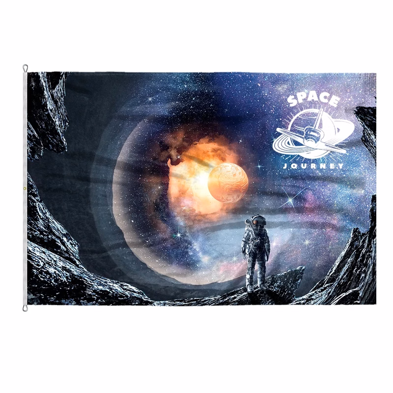 Custom Digitally Printed Flags 10' x 15' Silk Poly