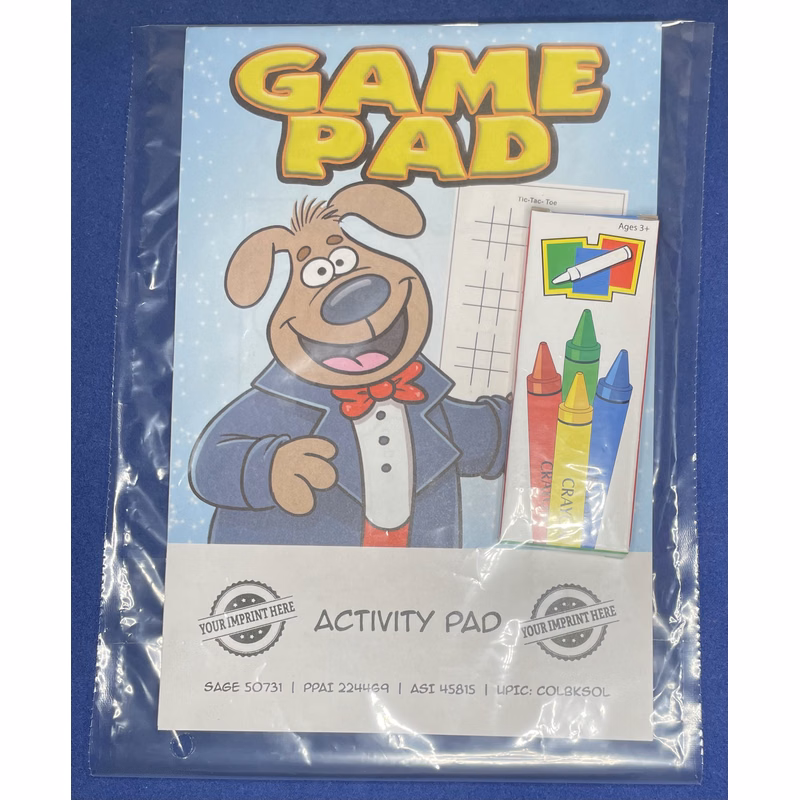 ACTIVITY PAD SET - Game Pad Activity Pad Fun Pack