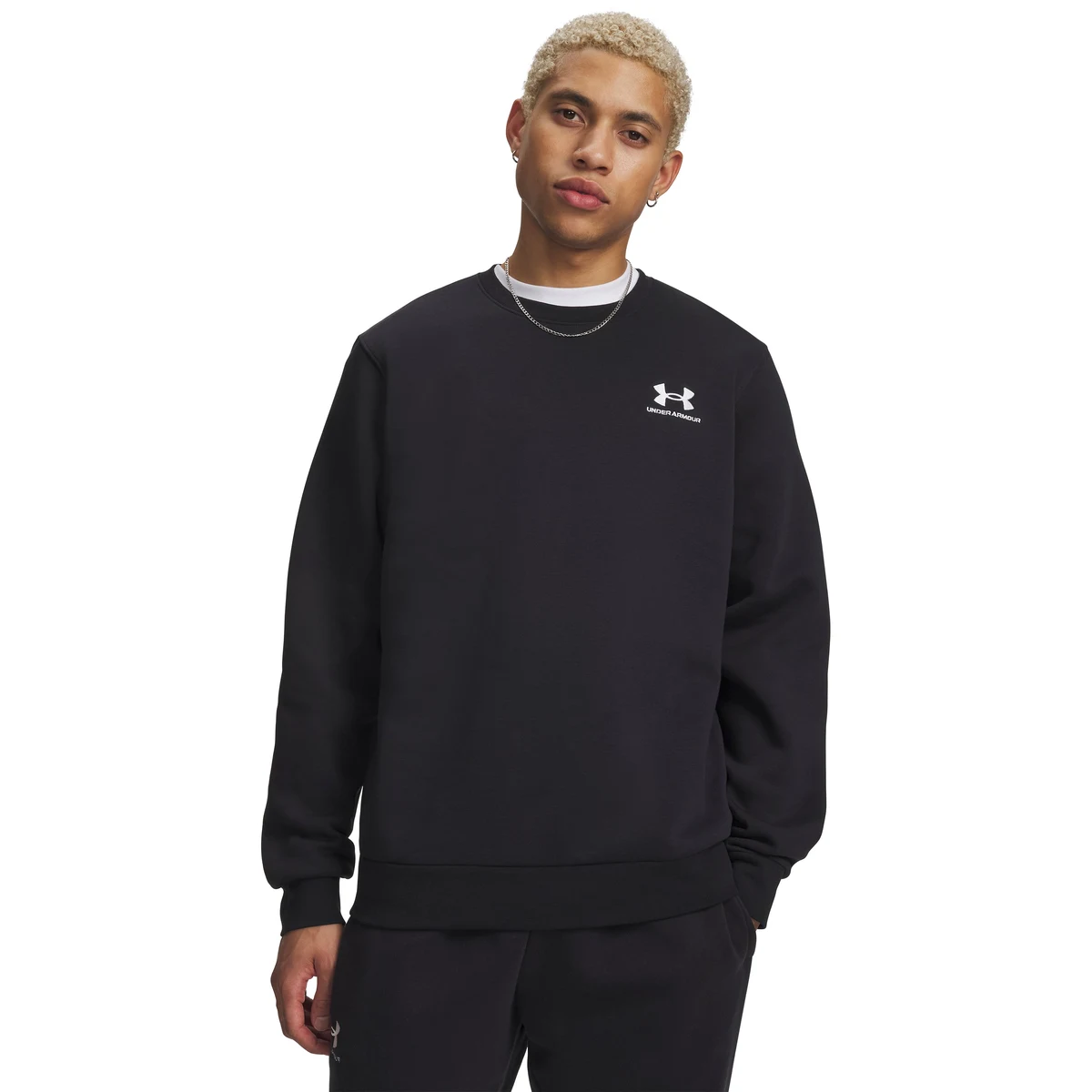 UA Icon Fleece Men's Crew, custom hoodie or sweatshirt with logo imprint 1