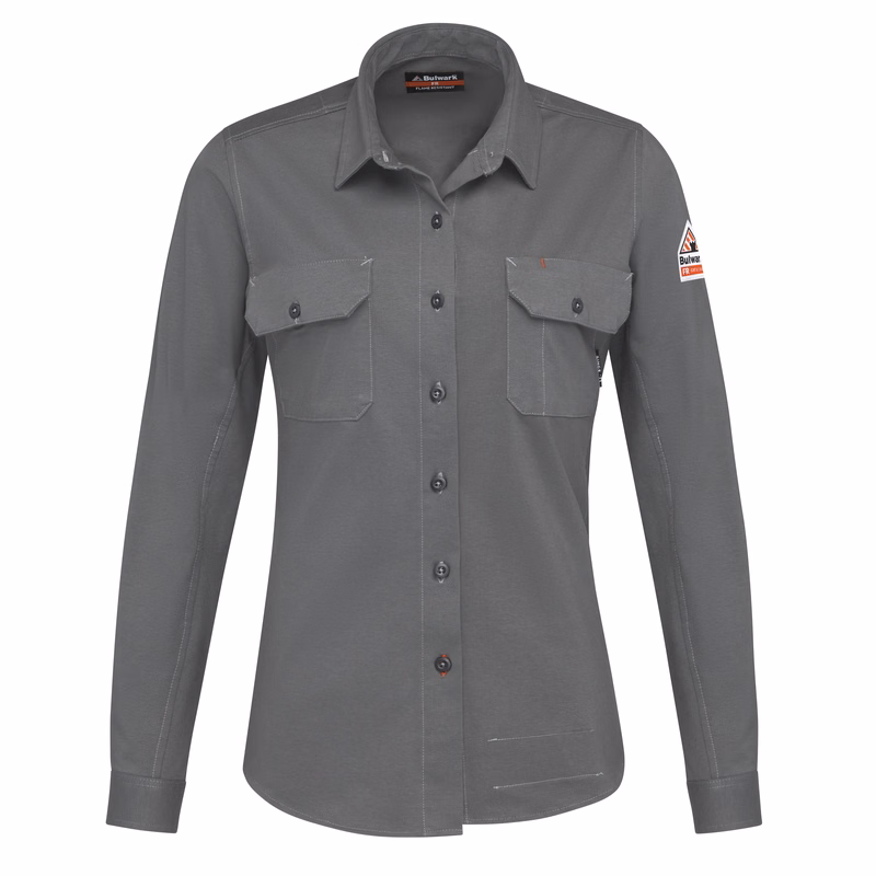 Bulwark® Women's Flex Knit Button Down Shirt