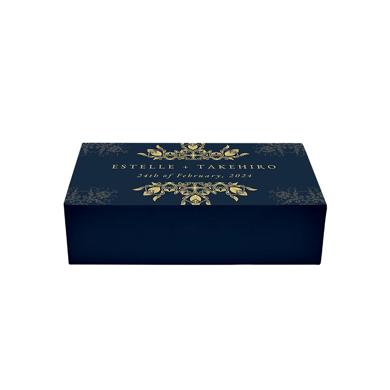 8" X 5" X 3" 4CP Full Bleed E-Flute Tuck Box 1