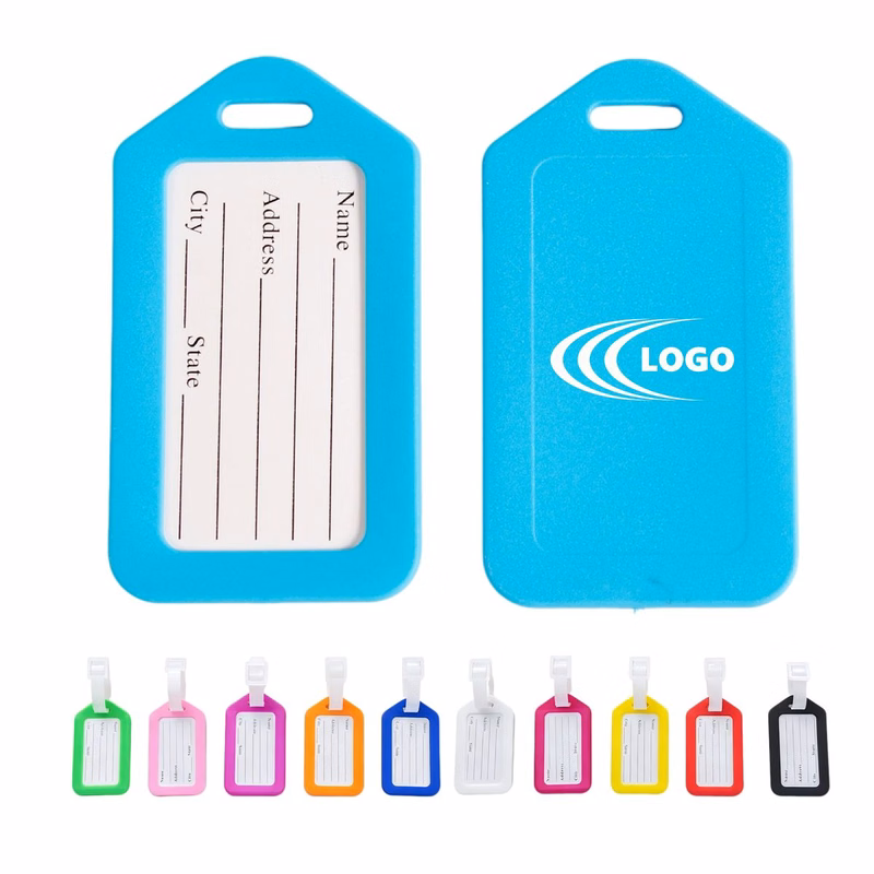 Plastic Luggage Tag with ID Card MOQ 20