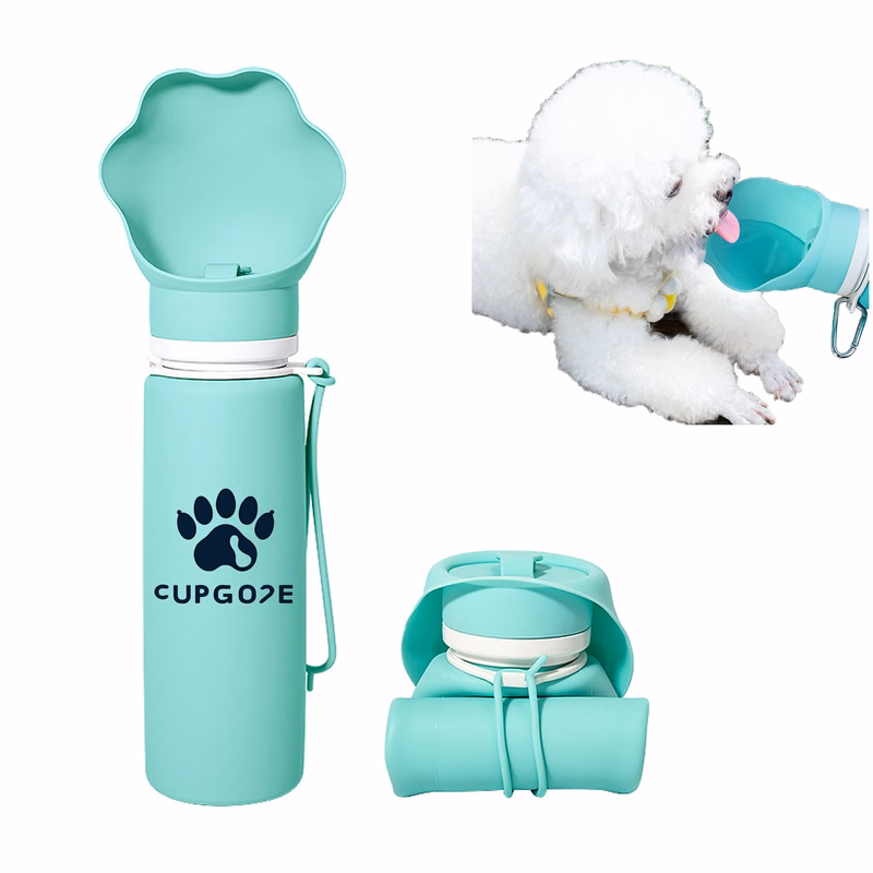 17 Oz Silicone Folding Portable Dog Water Bottle