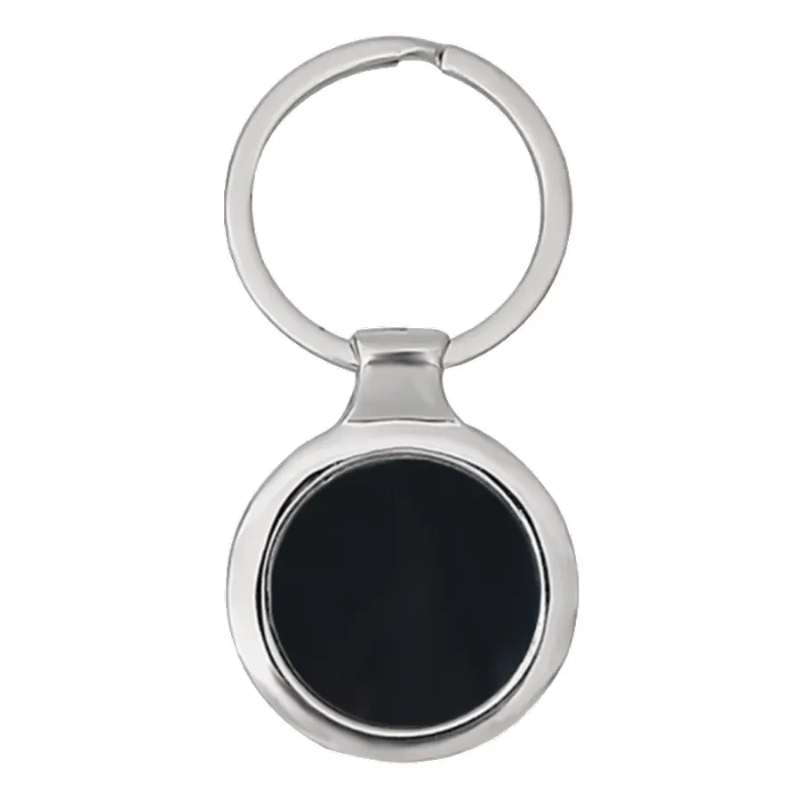 Fashionable Round Metal Keychain 1