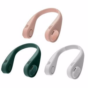 Rechargeable Leafless Neck Hanging Portable Fan