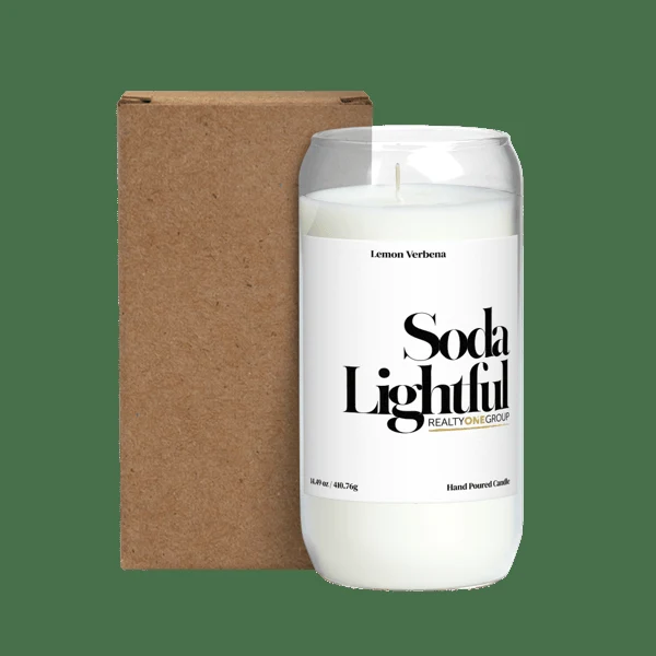 Flicker 16 oz Soda Shape Candle 1
