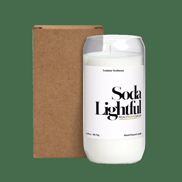 Flicker 16 oz Soda Shape Candle