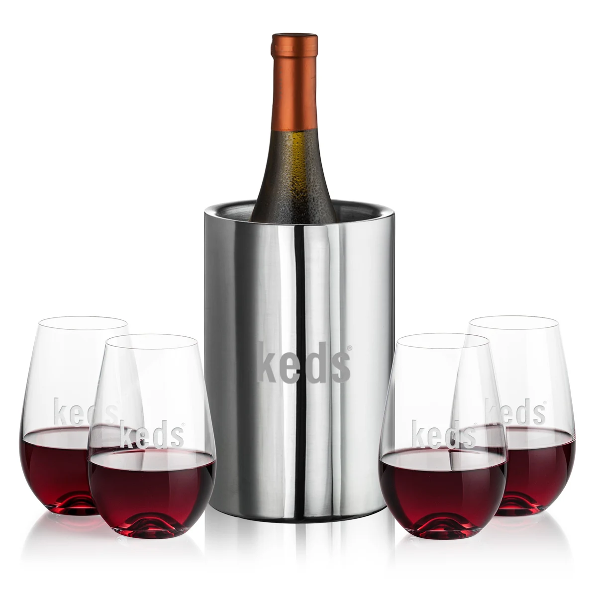Jacobs Wine Cooler & Boston Stemless Wine 1