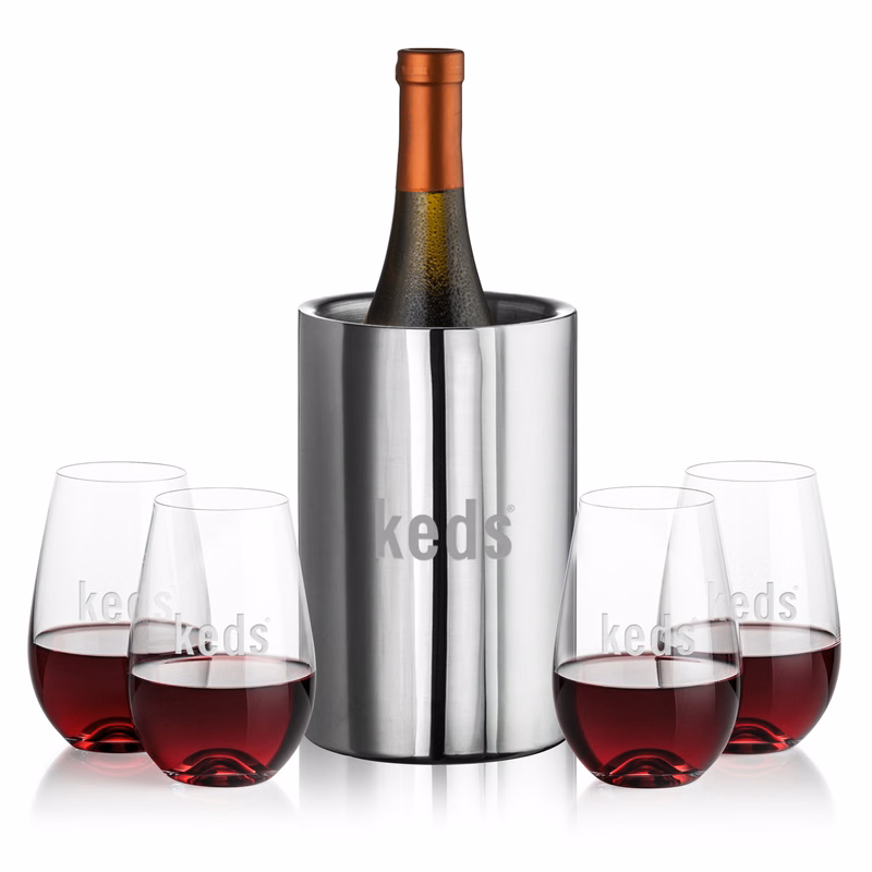 Jacobs Wine Cooler & Boston Stemless Wine