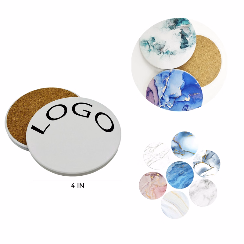 MOQ 1 PCS Ceramic Coaster