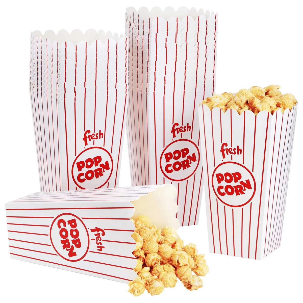 Party Paper Popcorn Bags 1