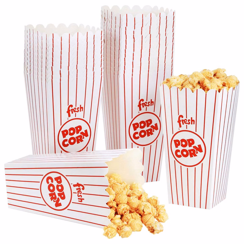 Party Paper Popcorn Bags