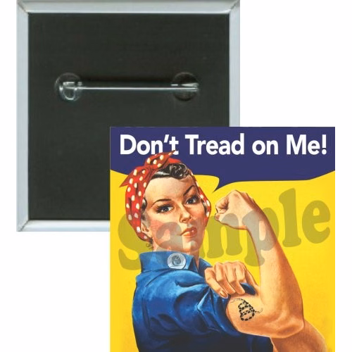 Tea Party, Don't tread on me Button