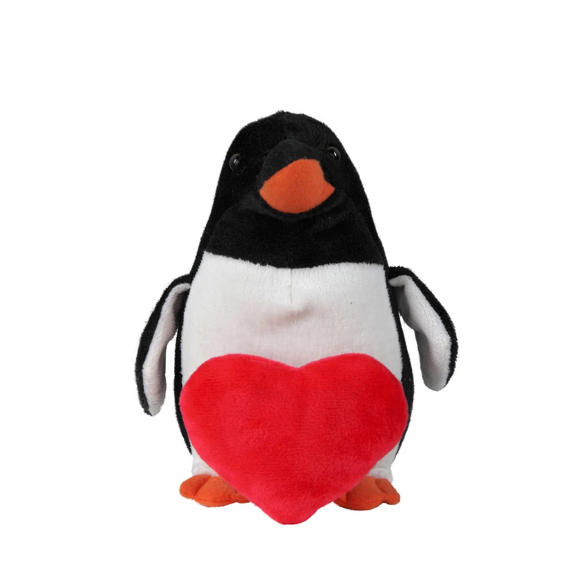 soft plush Penguin with heart 1