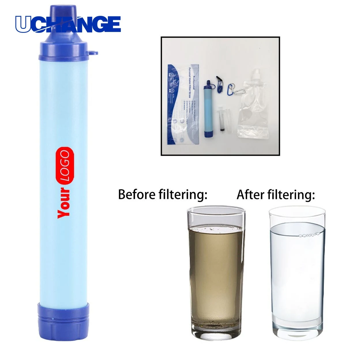 Tactical Outdoor Water Filtration Straw Tool 1