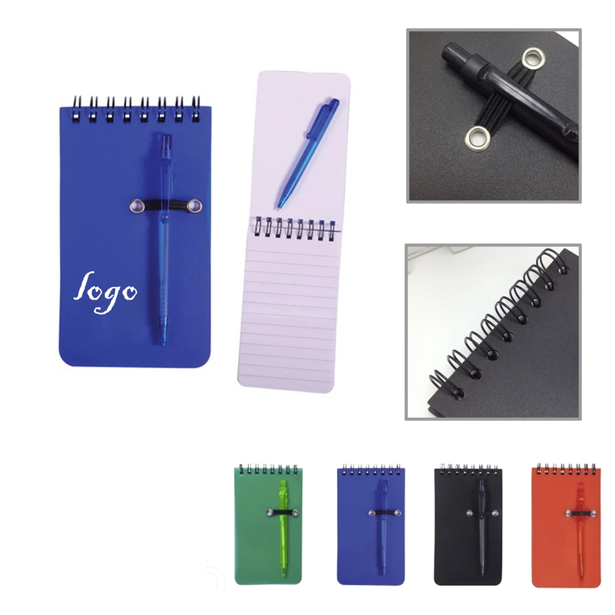 MOQ100 Compact Spiral Notebook With PP Cover 1